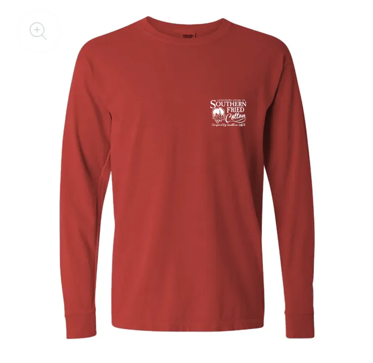 Southern Fried Cotton Christmas On The Farm Long Sleeve Tee