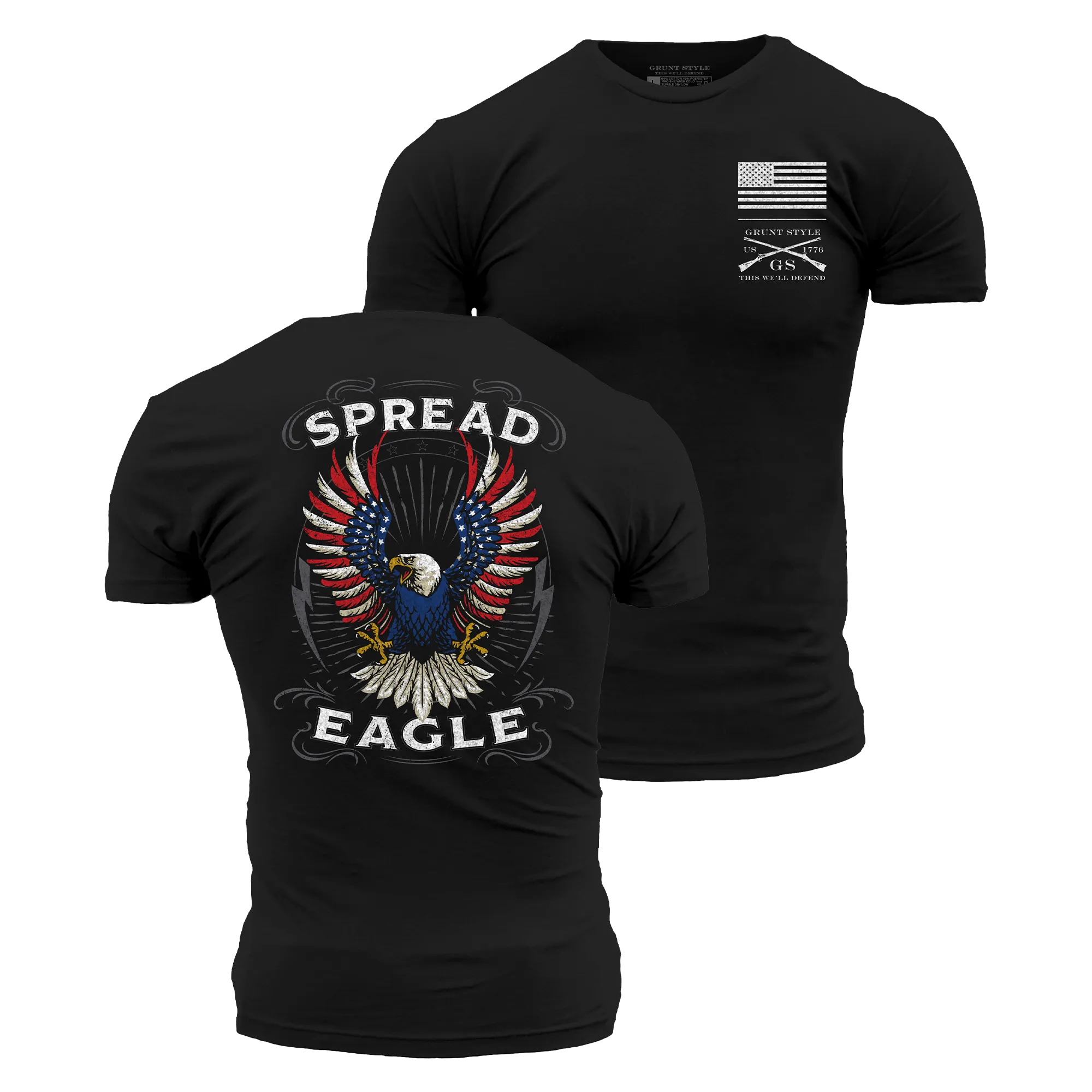 Spread Eagle T-Shirt - Black