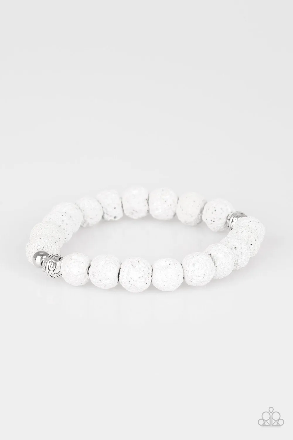 Steady Now White-Urban Bracelet