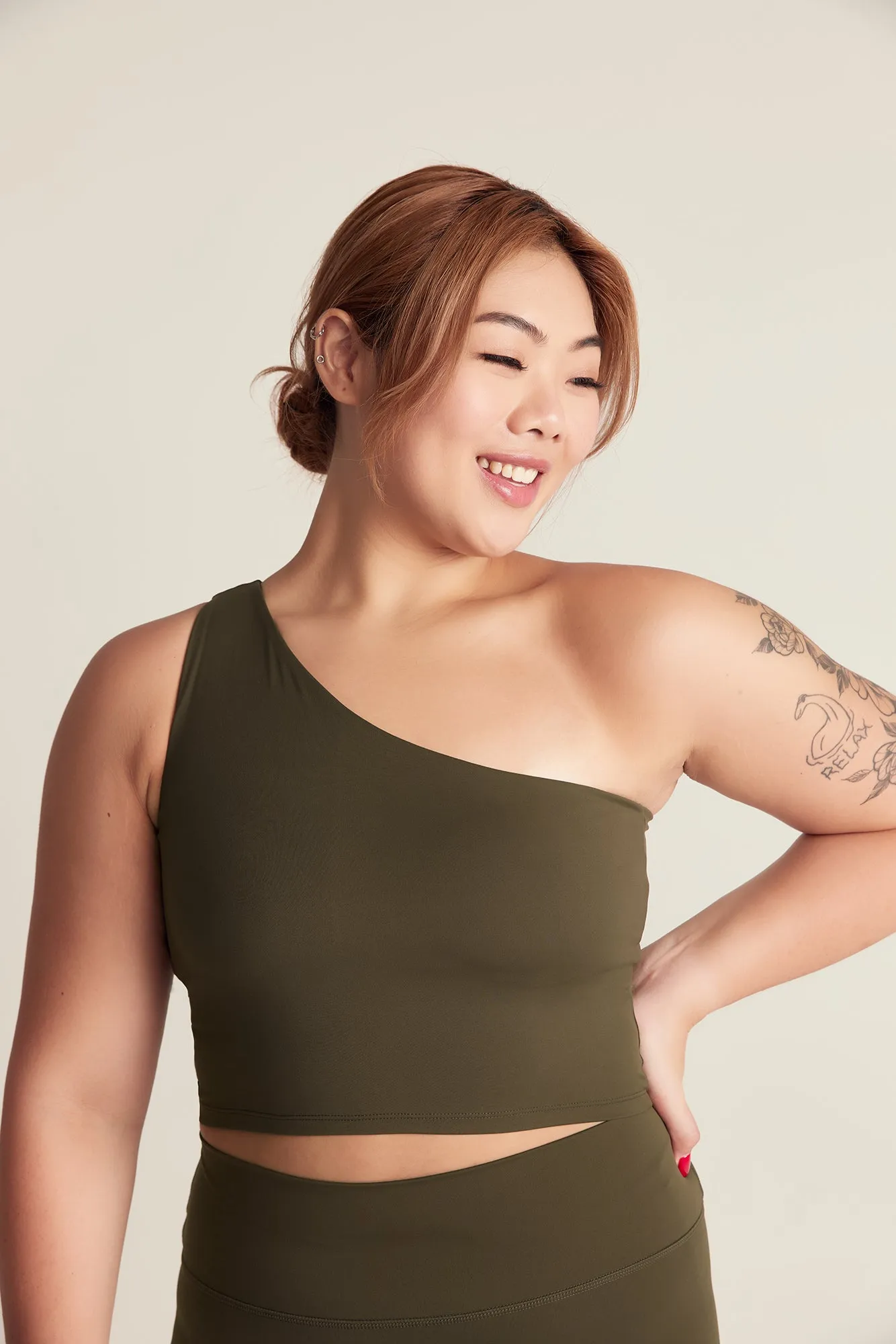 Toga Longline Bra in Hojicha