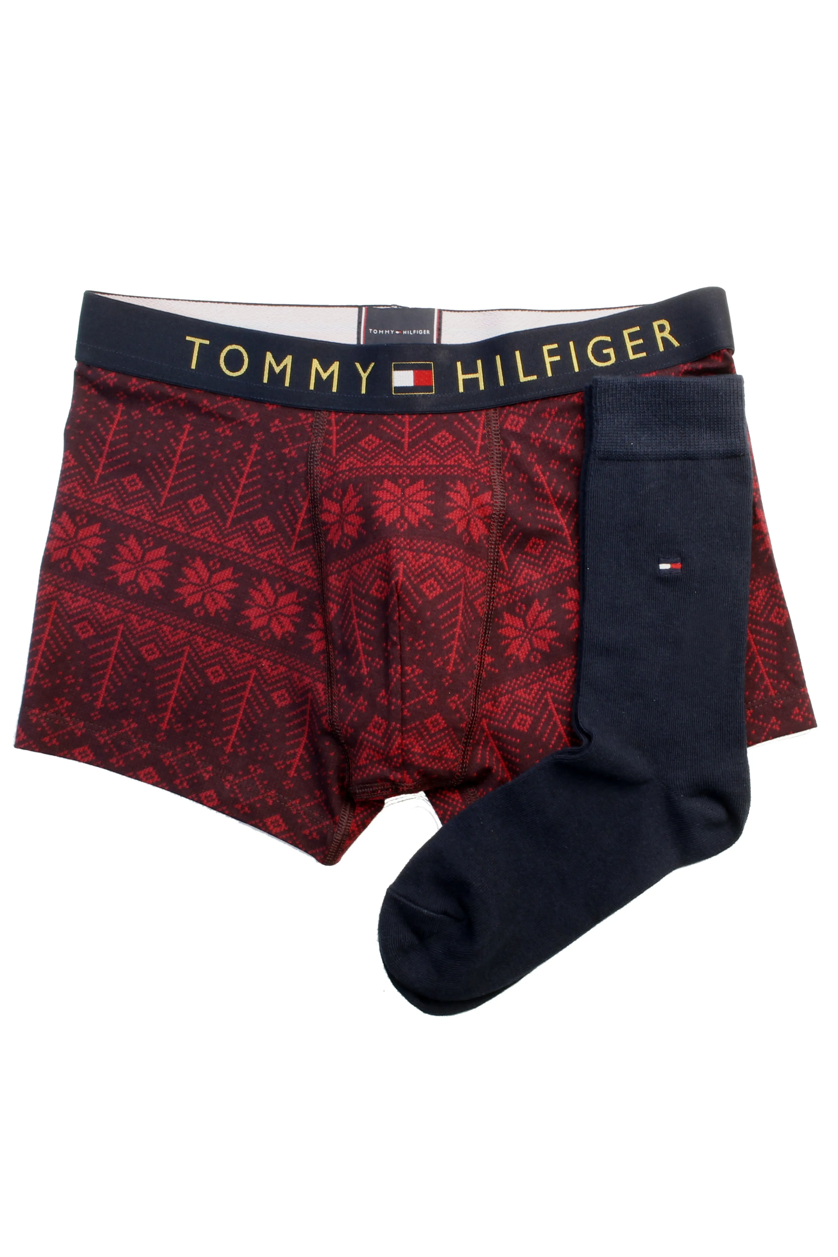 Tommy Hilfiger Mens Boxer Trunk & Sock Set