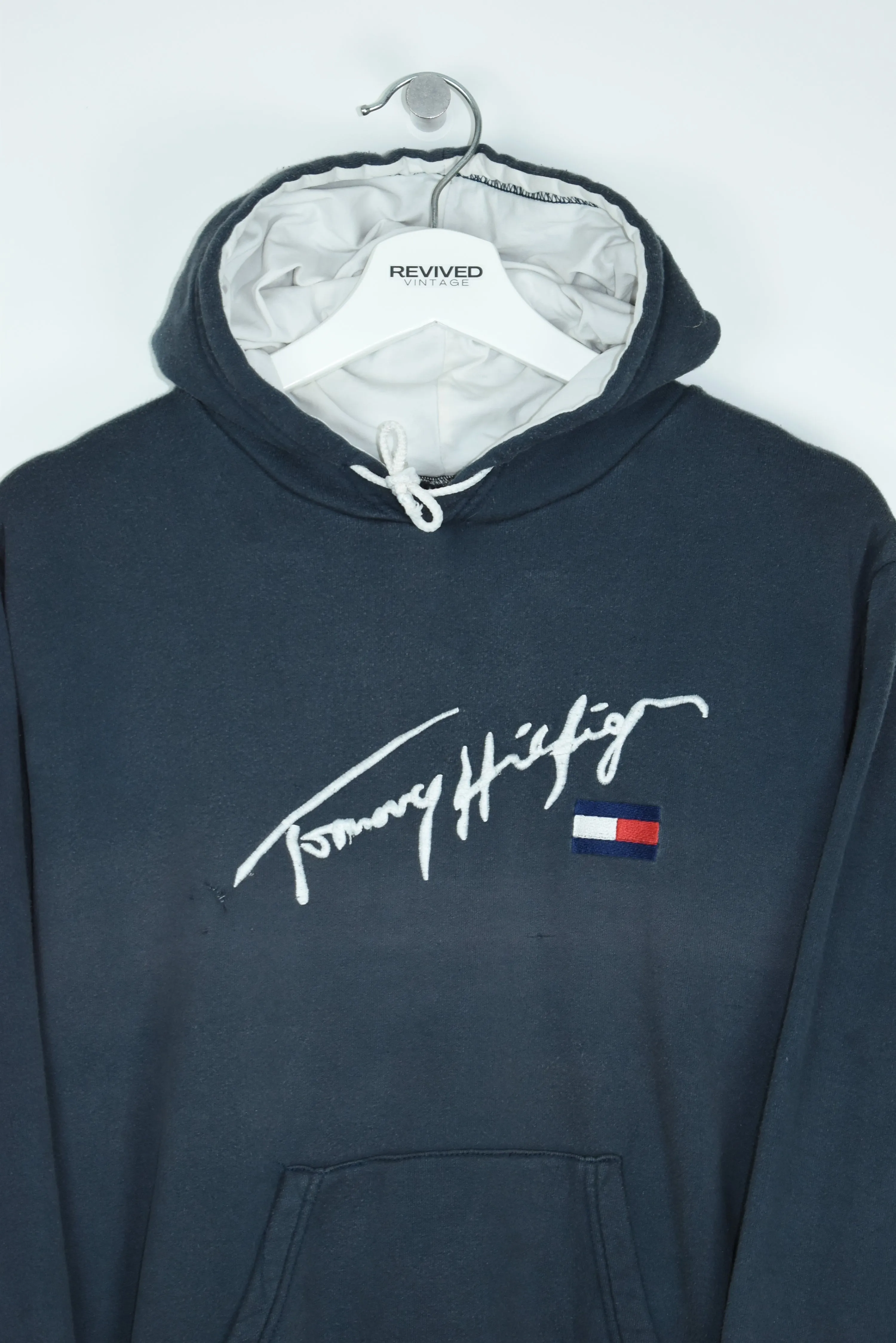 Vintage Tommy Hilfiger Embroidered Hoodie Small