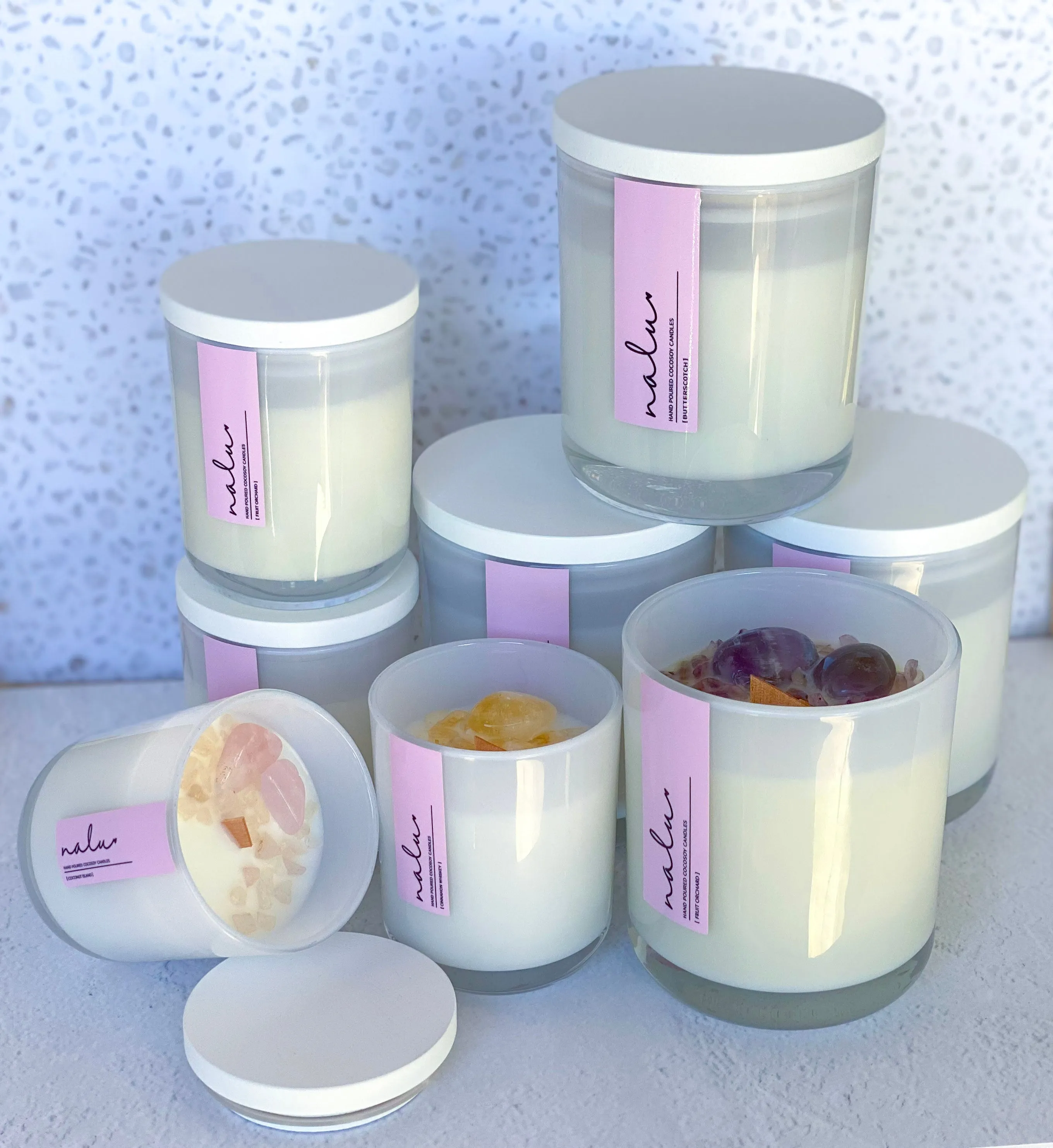 XL Crystal Candle - Various Scents